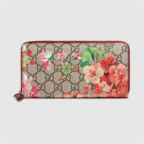 gucci bloom wallet|gucci signature zip around wallet.